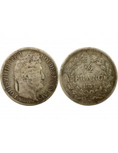 Louis-Philippe Ier 01-févr franc Argent 1833 W Lille 2