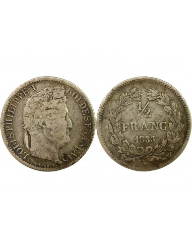 Louis-Philippe Ier 01-févr franc Argent 1833 W Lille