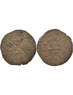 CHARLES V -  GROS TOURNOIS, 2e EMISSION 1369-1380 2