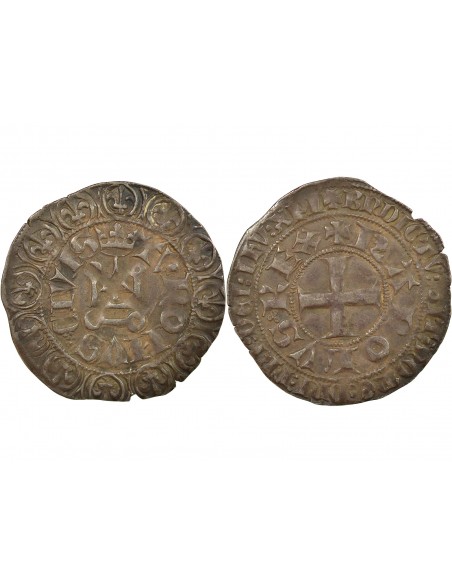 CHARLES V -  GROS TOURNOIS, 2e EMISSION 1369-1380
