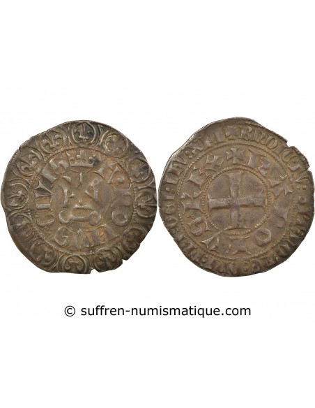 CHARLES V -  GROS TOURNOIS, 2e EMISSION 1369-1380