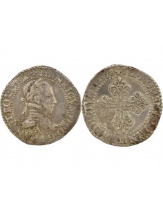 Henri III 1 franc Argent A Paris 2