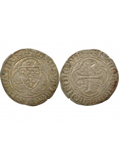 Charles VIII 1 blanc Billon 1488-1498 S Troyes 2