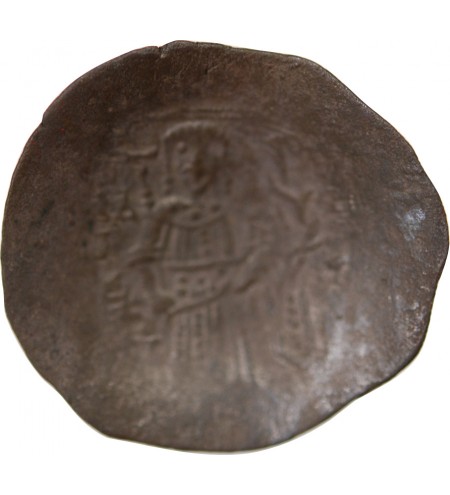 Empire Byzantin Isaac II Ange 1 aspron trachy Billon 1143-1180 Constantinople