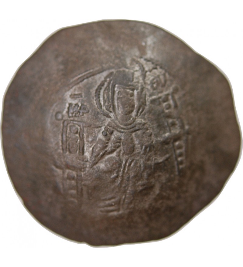 Empire Byzantin Isaac II Ange 1 aspron trachy Billon 1143-1180 Constantinople