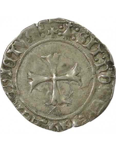 François II de Bretagne 1 blanc Billon 1458-1488 T Nantes