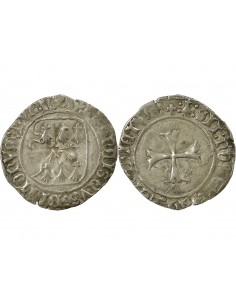 François II de Bretagne 1 blanc Billon 1458-1488 T Nantes 2