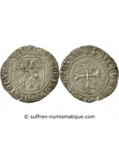 François II de Bretagne 1 blanc Billon 1458-1488 T Nantes