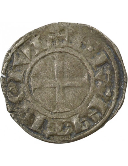 1 denier Billon 1186-1250 T Nantes