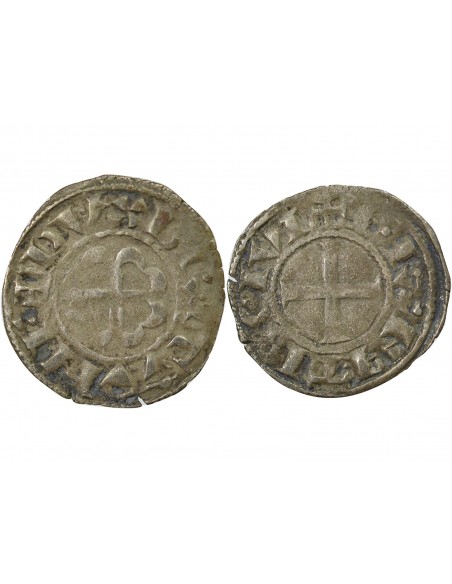 1 denier Billon 1186-1250 T Nantes