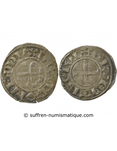 1 denier Billon 1186-1250 T Nantes
