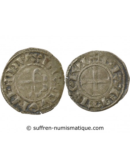 1 denier Billon 1186-1250 T Nantes