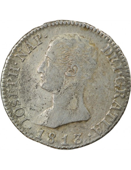 Espagne Joseph Napoléon 4 reales Argent 1813 AI Madrid