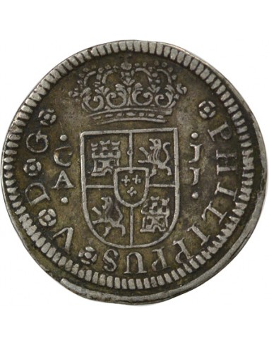 Espagne Philippe V d'Espagne 01-févr real Argent 1727 Cuenca