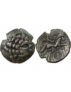 Gaule (Redons) 1 statere Billon 80-50 AV JC 2