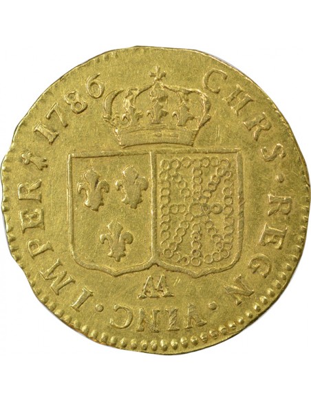 Louis XVI Louis d'or à la tête nue Or 1786 AA Metz