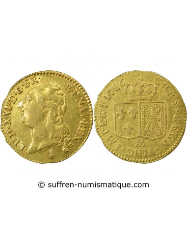 Louis XVI 1 louis d'or Or 1786 AA Metz