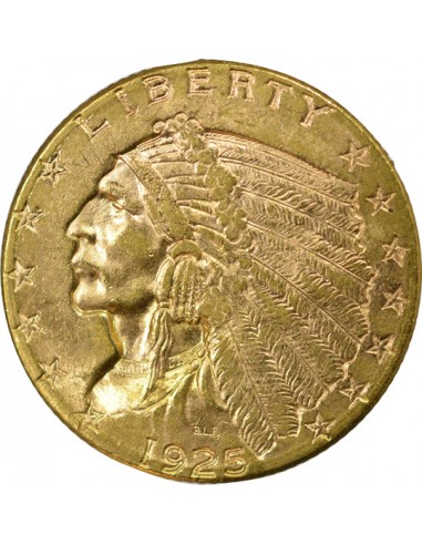 Etats Unis d'Amérique 2,5 dollars Or 1925 D Denver