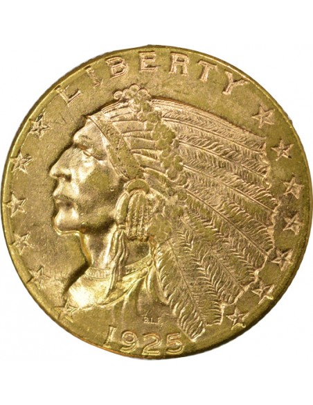 Etats Unis d'Amérique 2,5 dollars Or 1925 D Denver