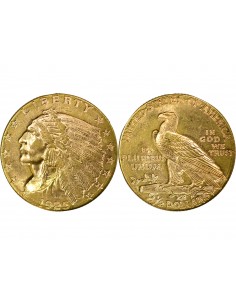 Etats Unis d'Amérique 2,5 Dollars Or 1925 D Denver 2