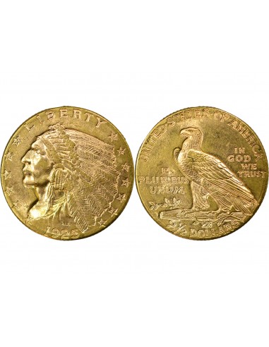 Etats Unis d'Amérique 2,5 dollars Or 1925 D Denver
