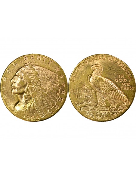 Etats Unis d'Amérique 2,5 dollars Or 1925 D Denver