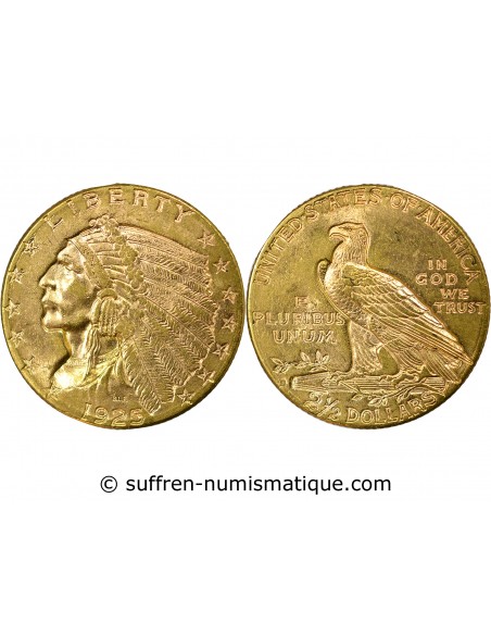 Etats Unis d'Amérique 2,5 dollars Or 1925 D Denver
