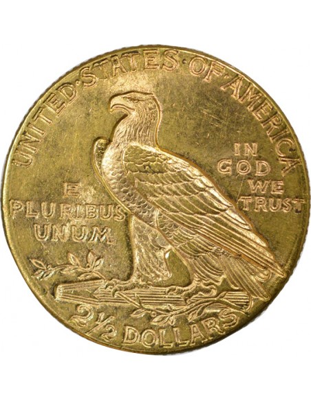 ETATS-UNIS, TETE D'INDIEN - 2 1/2 DOLLARS OR 1925 D DENVER