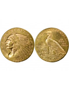 ETATS-UNIS, TETE D'INDIEN - 2 1/2 DOLLARS OR 1925 D DENVER 2