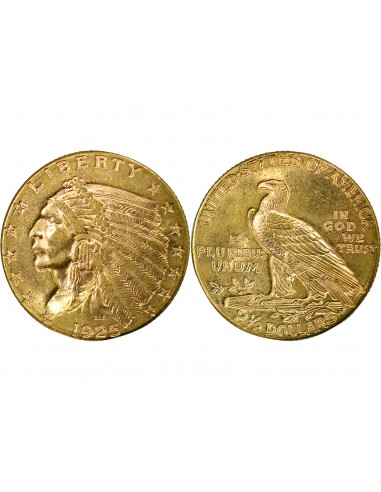 ETATS-UNIS, TETE D'INDIEN - 2 1/2 DOLLARS OR 1925 D DENVER
