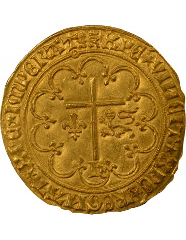 HENRI VI DE LANCASTRE - SALUT D'OR 1423 ROUEN