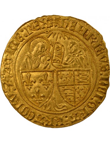 HENRI VI DE LANCASTRE - SALUT D'OR 1423 ROUEN