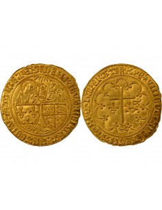HENRI VI DE LANCASTRE - SALUT D'OR 1423 ROUEN 2