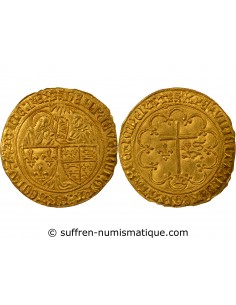 HENRI VI DE LANCASTRE - SALUT D'OR 1423 ROUEN