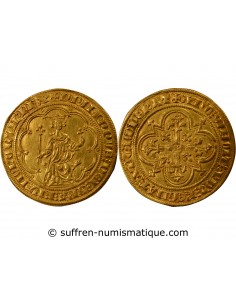 PHILIPPE IV LE BEL - DENIER D'OR A LA MASSE, 1er EMISSION - 1296-1310