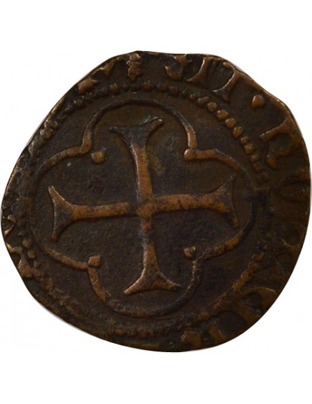 François Ier Double Tournois Cuivre 1515-1541