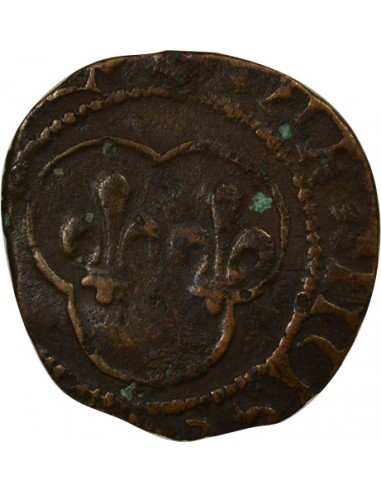 François Ier 1 double tournois Cuivre 1515-1541