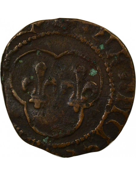 François Ier Double Tournois Cuivre 1515-1541