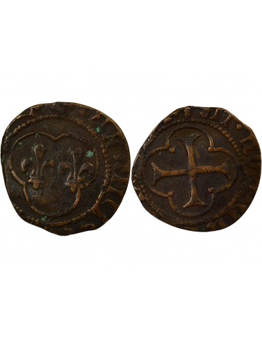 François Ier Double Tournois Cuivre 1515-1541