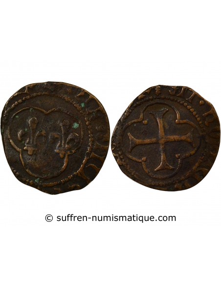François Ier Double Tournois Cuivre 1515-1541