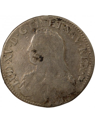 Louis XV 1 écu Argent 1726-1729 M Toulouse