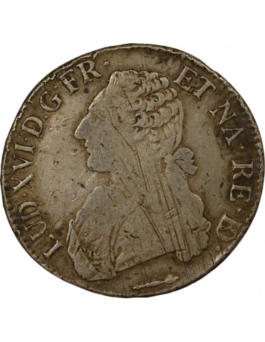 LOUIS XVI - ECU DE BEARN, AUX BRANCHES D'OLIVIER - 1787, PAU