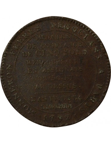 5 sols Cuivre Birmingham