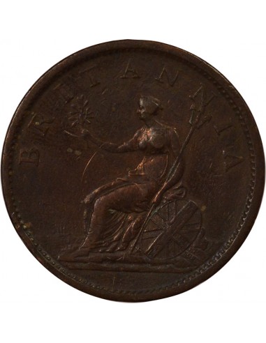 Royaume-Uni George III, Roi de Grande-Bretagne et d´Irlande 1 penny Cuivre 1807 Londres