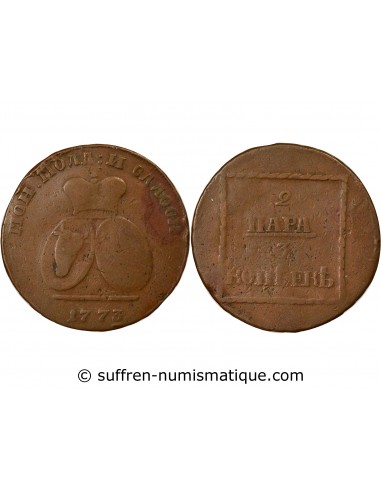 Moldavie 2 para Cuivre 1773 Sadhora