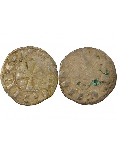 COMTE DE LA MARCHE, HUGUES IX / HUGUES X DE LUSIGNAN – DENIER 1199/1249