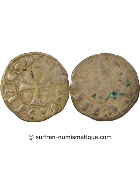 COMTE DE LA MARCHE, HUGUES IX / HUGUES X DE LUSIGNAN – DENIER 1199/1249