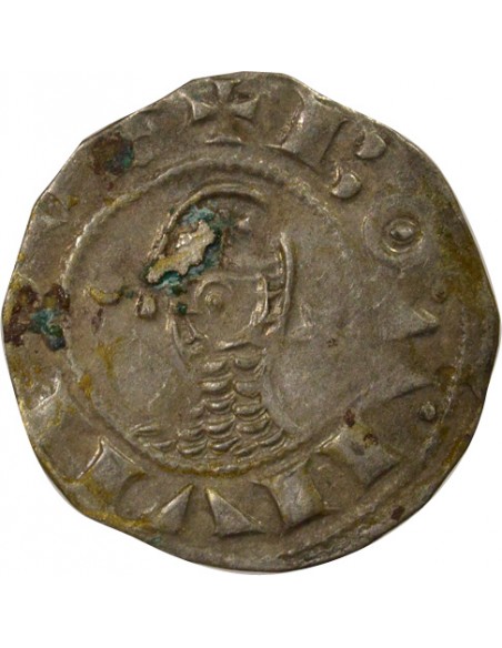 Bohémond III Denier Argent 1149 - 1163 Antioche