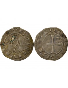 Bohémond III 1 denier Argent 1149 - 1163 Antioche 2