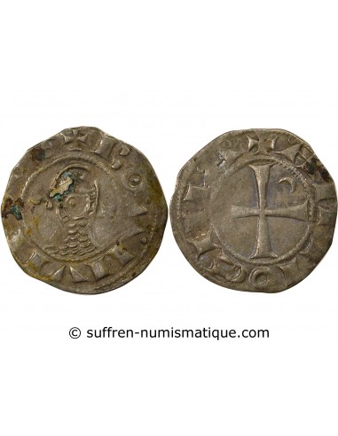 Bohémond III 1 denier Argent 1149 - 1163 Antioche